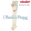 Leotardo Bebé Blanco 200 con Puntilla en el Culete