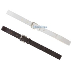 Cinturón Niño Piel  Hebilla Cromada