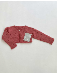 Rebeca Bebé Corta Unisex Desagujado Grosella Yoedu