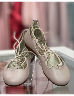Zapato Niña Ceremonia y Comunión María Catalán Rosa 2