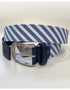 Cinturón Niño Rayas Azul Tinta de Vestir Varones 2