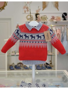 Jersey Niño Rojo Colección Chipie de Lolittos 2