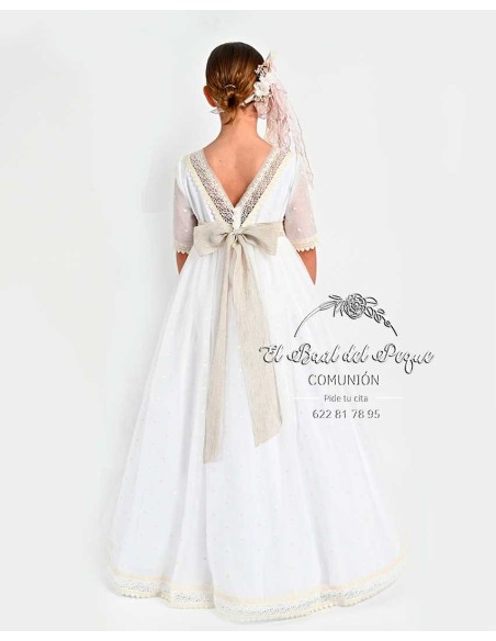 Vestido Comunión Barcarola Moda Infantil Colección 2023