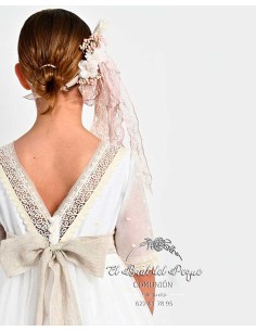 Vestido Comunión Barcarola Moda Infantil Colección 2023 2