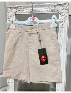 Bermuda Niño Arena de Lino Varones Moda Infantil