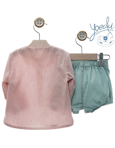 Conjunto Bebé Niño Yoedu Moda Infantil Familia Camila