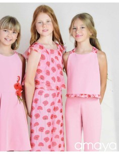 Mono Ceremonia Estampado Amapolas Amaya 2