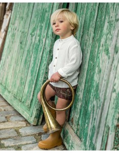 Conjunto Bebé Niño Pantalón Corto Marta y Paula Familia Seúl 2