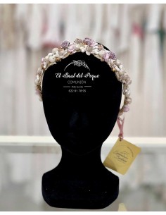 Corona Comunión Doble Esperanza Bertrán Malva Oro