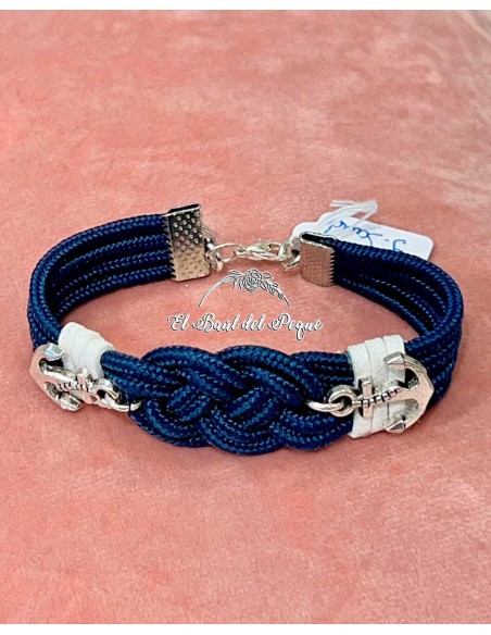 Pulsera Niño Comunión Azul Juana Sánchez