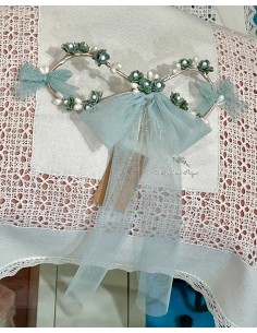 Aplique Pelo ó Cinturón Ceremonia Comunión Zoysan Verde