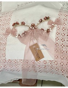 Aplique Pelo ó Cinturón Comunión Zoysan Rosa Palo