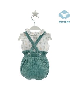 Conjunto Niño Bebé Micolino Familia Jade Verde Empolvado 2