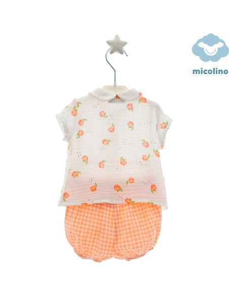 Conjunto Niño Bebé Micolino Familia Margot Mandarina
