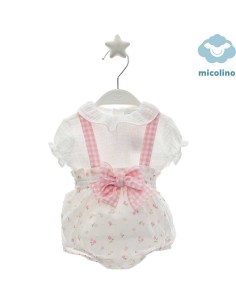 Conjunto Bebé Niña Micolino Familia Giselle Rosa
