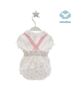 Conjunto Bebé Niña Micolino Familia Giselle Rosa 2