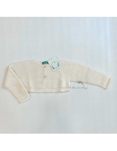 Rebeca Corta Niña Blanca Nacarada Ceremonia Marta y Paula 2