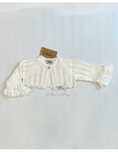 Chaqueta Niña Corta Blanca Normandía Lolittos