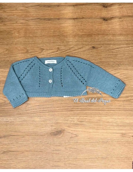 Rebeca Niña Bebé Punto Turquesa Micolino
