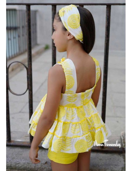 Short y Blusón Noma Fernández Tolousse Amarilla