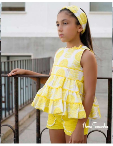 Short y Blusón Noma Fernández Tolousse Amarilla
