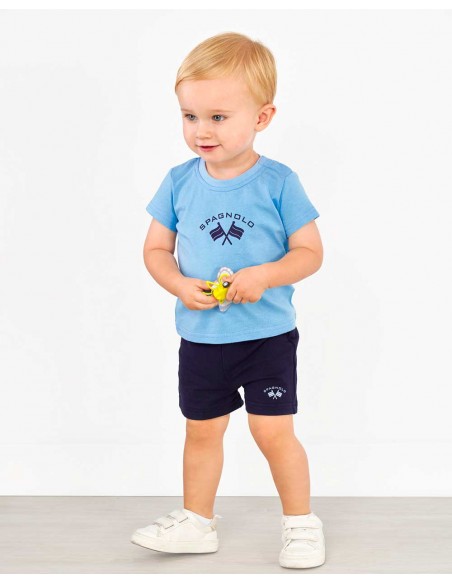 Conjunto Niño Bebé Camiseta y Bermuda Spagnolo