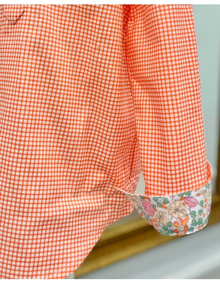 Camisa Cuadros Niño Lirio La Martinica Moda Infantil