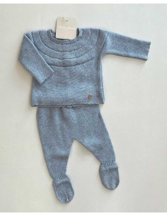 Conjunto Bebé Unisex Melara Martín Aranda Azul Océano