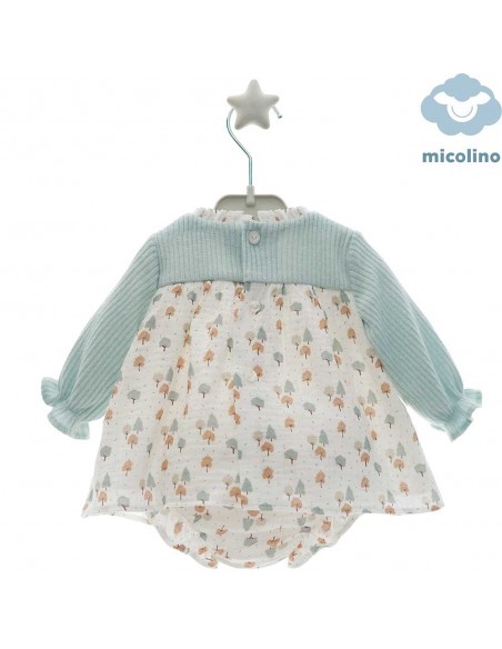 Jesusito Bebé Niña Micolino Verde Agua Familia Giorgia