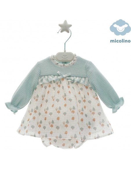 Jesusito Bebé Niña Micolino Verde Agua Familia Giorgia