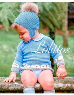Conjunto Bebé Niño Jubón y Cubre Lolittos Borreguito