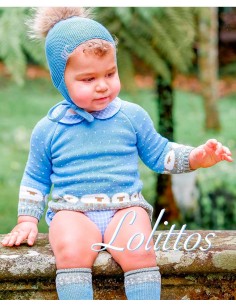 Conjunto Bebé Niño Jubón y Cubre Lolittos Borreguito 2