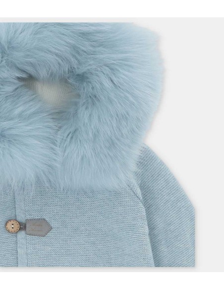 Trenka Punto Pelo Bebé Unisex Celeste Martín Aranda