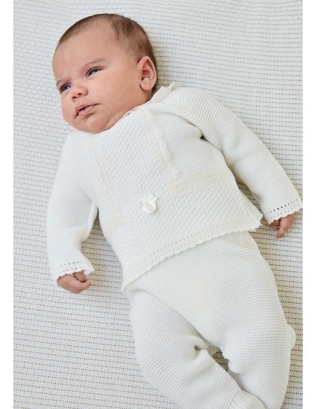 Conjunto Bebé Unisex 3 Piezas Crudo Martín Aranda