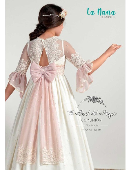 Vestido Comunión Montserrat Lozano 2026 Modelo 1605