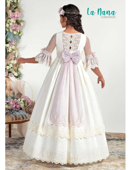 Vestido Comunión Montserrat Lozano 2026 Modelo 1608