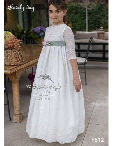 Vestido Comunión Lovely Day Comuniones 2026 Modelo F612