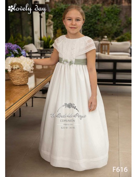 Vestido Comunión Lovely Day Comuniones 2026 Modelo F616