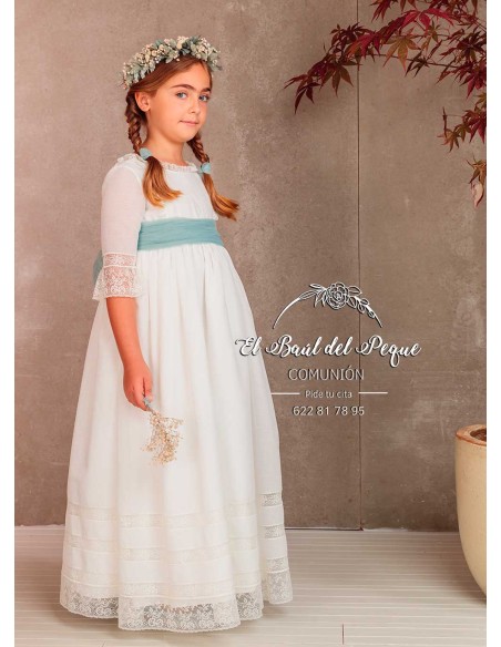 Vestido Niña Comunión Flor de C Modelo Covadonga