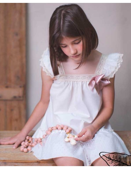 Camisón Comunión Dreams Artesanía María Luisa Volante