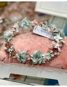 Corona Comunión Teté y Martina Comuniones 2026