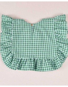 Blusa Niña Infantil Vichy Verde José Varón Moda Baby 2