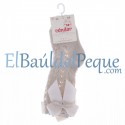 CONDOR Calcetines Lazos Altos Calados Lino 304 