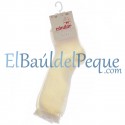 CONDOR Calcetines Altos Perlé Cava 303